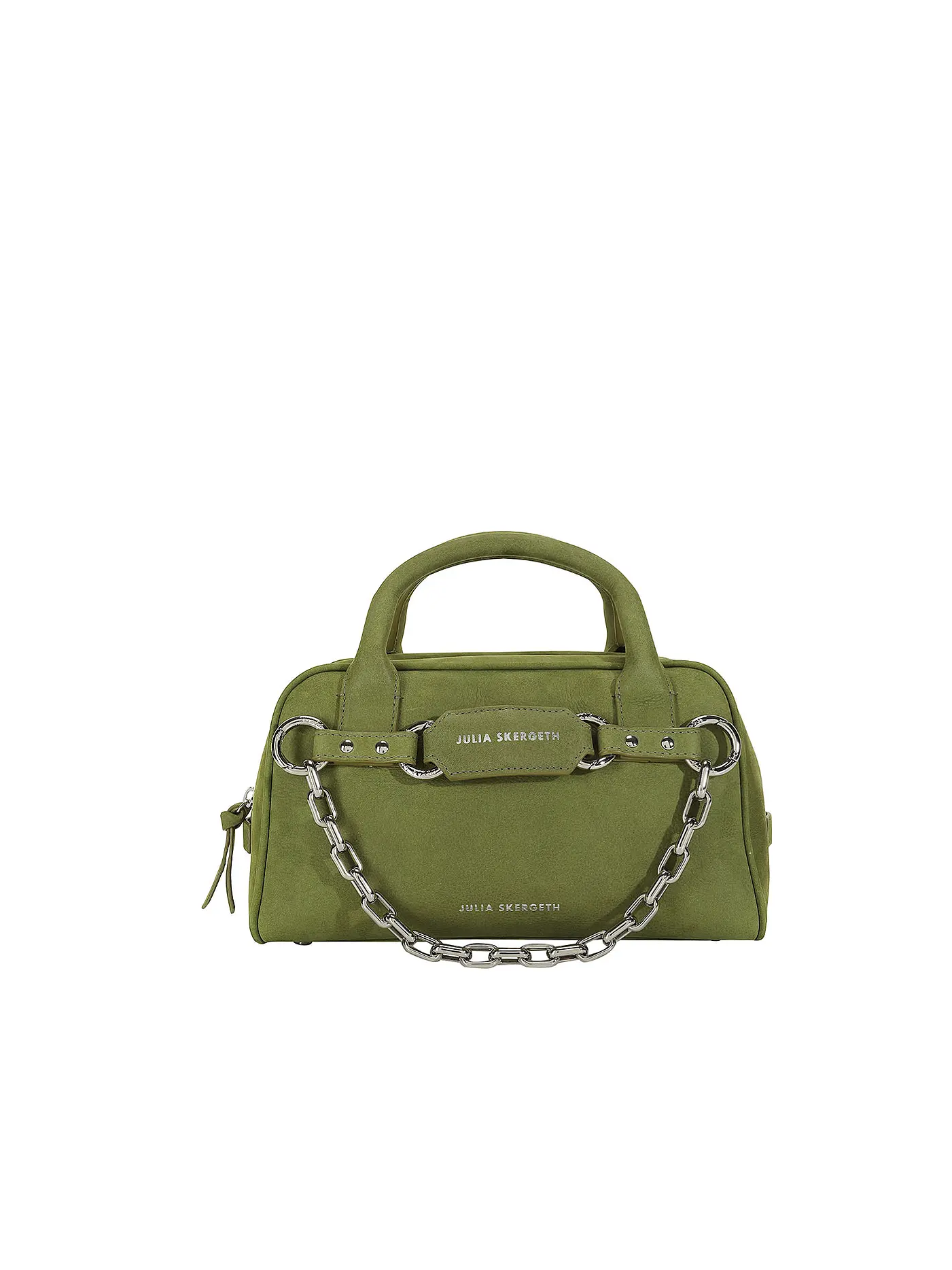 JULIA SKERGETH | Ledertasche - Henkeltasche DOCTORS BAG SMALL | grün